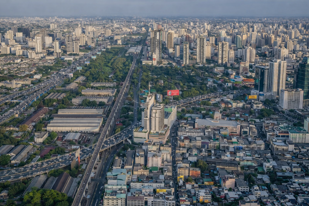 Noida Cityscape - Aerial View